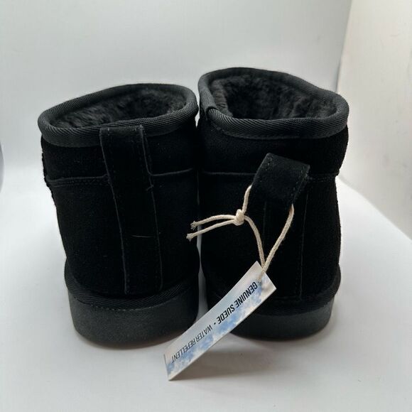 CUSHIONAIRE Women's pull on boot 10 BLACK - Picture 4 of 7